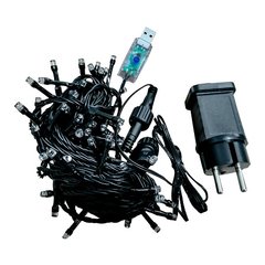 Купить Светодиодная гирлянда VELMAX V-SSL с USB RGB IP65 10м (Черный) во Львове, Киеве, Днепре, Одессе, Харькове