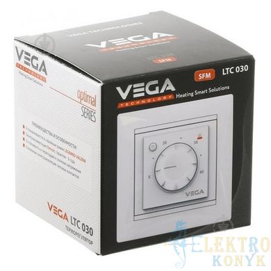 Купити Механічний терморегулятор Vega LTC 030 SFM (Білий) у Львові, Києві, Дніпрі, Одесі, Харкові